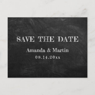 Rustikales Landhaus Save the Date Postkarte