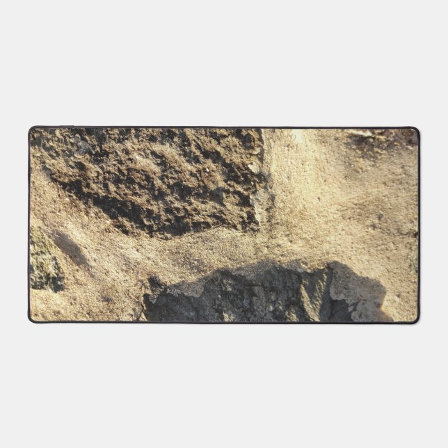Rustikales Landschafts-Felsgestein-Foto Schreibtischunterlage (Vorderseite)