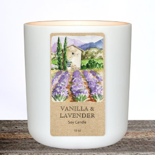 Rustikales Lavendel-Farm-French-Provence-Kerzenlab