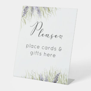Rustikales Lavendel & Sage Brautparty Geschenk Sockelschild
