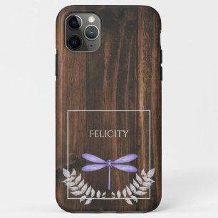 Rustikales Lila Dragonfly Case-Mate iPhone Case