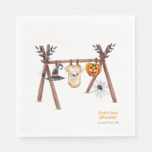 Rustikales Little Boo Halloween Kleiderständer Kin