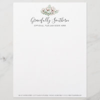 Rustikales Logo für Südwolle Blume Grünes Folio