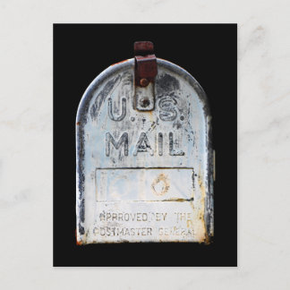 Rustikales Mailbox-Portrait Postkarte