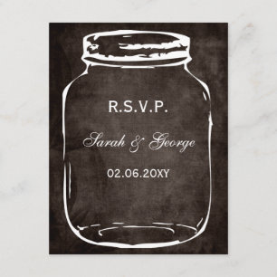 rustikales Maurerschiff Hochzeit Rsvp