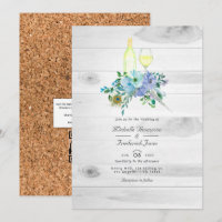 Rustikales Mint Boho QR Code UAWG Wein Degustation