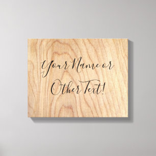 Rustikales, modernes Holzmuster Leinwanddruck