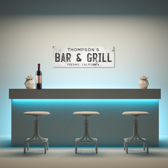 Rustikales modernes industrielles Bauernhaus Bar C Leinwanddruck (Von Creator hochgeladen)