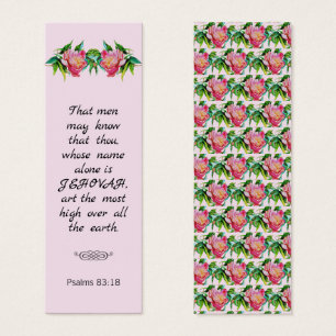 Rustikales modernes religiöses Bibelpeony Pink Les