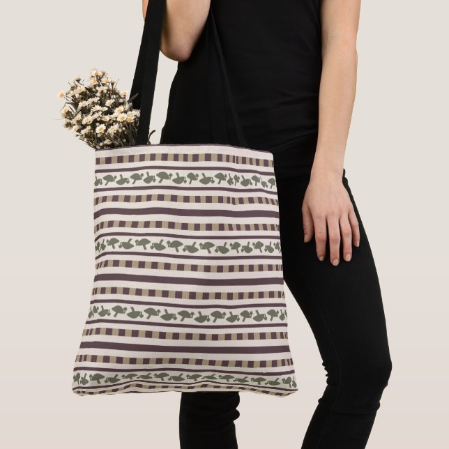 Rustikales Mushroom-Muster Tasche (Von Nahem)