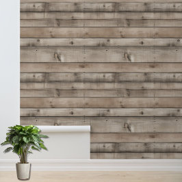 Rustikales Muster aus hellem Holz Tapete