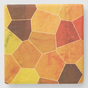 Rustikales Muster Steinuntersetzer