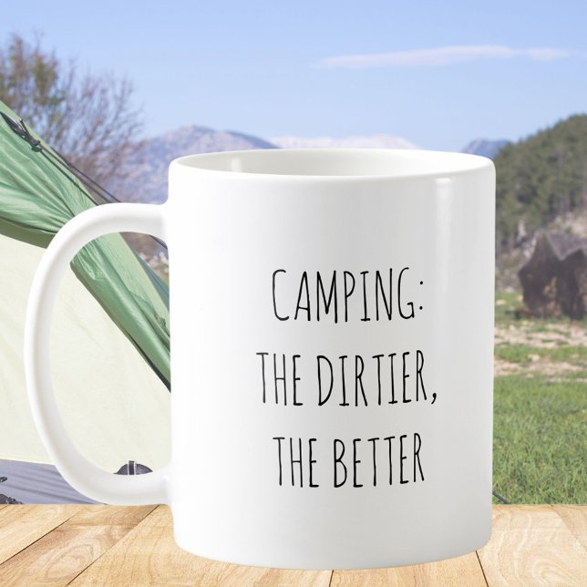 Rustikales Niedliches Camping Meme Funny Spaß Zita Kaffeetasse (In situ)