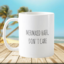 Rustikales Niedliches Mermaid Funny Meme Zitat Kaffeetasse