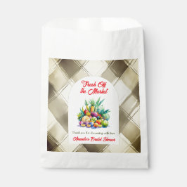 Rustikales Obst-Brautparty Geschenktütchen