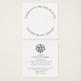 Rustikales pagan Wiccan Pentagramm Juwelier Ohrrin