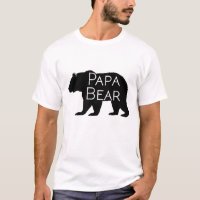Rustikales Papa Bear Shirt