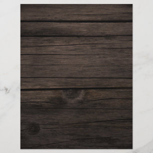 Rustikales Papier aus dunklem Holz