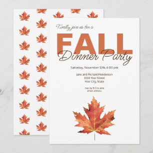 Rustikales Party mit Wasserfarben Einladung