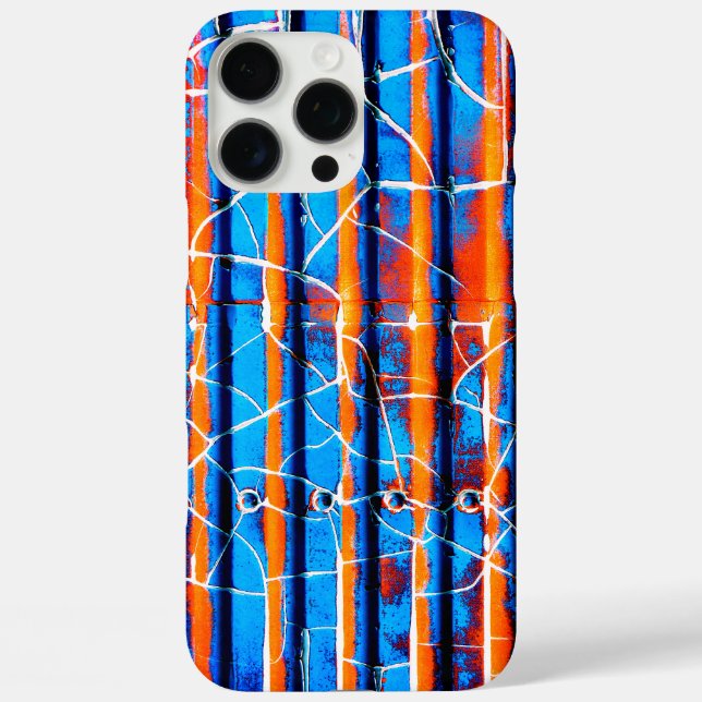 Rustikales Peeling iPhone 16 Pro Max Hülle (Rückseite)