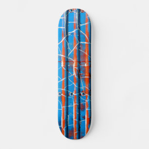 Rustikales Peeling Skateboard