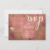 Rustikales Pink & Burlap Vintage Typografie UAWG