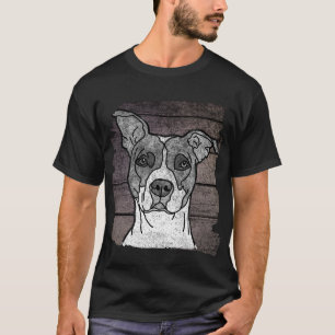 Rustikales Pitbull T-Shirt