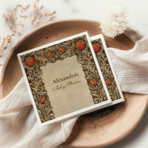 Rustikales Pomegranat Vintage Babydusche