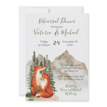 Rustikales Probe Forest Fox Abendessen