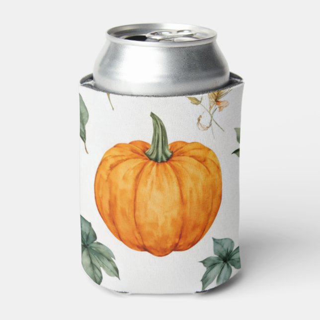Rustikales Pumpkin-Muster Dosenkühler (Kanne Vorderseite)