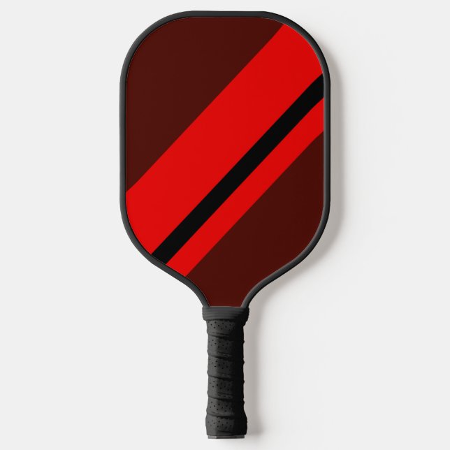 Rustikales Racing Strip Pickleball Paddle (Vorderseite)