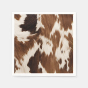 Rustikales Ranch Farm Kuh Heck Land Western Party Serviette