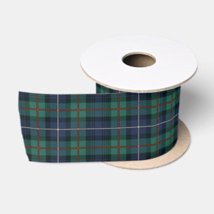 Rustikales Robertson-Karo Grün Karo Tartan Satinband
