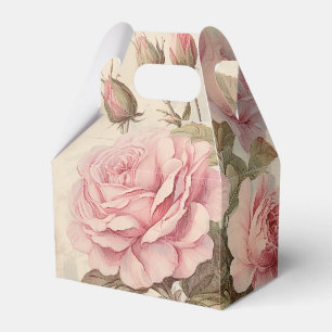 Rustikales Rosa Bouquet Geschenkschachtel