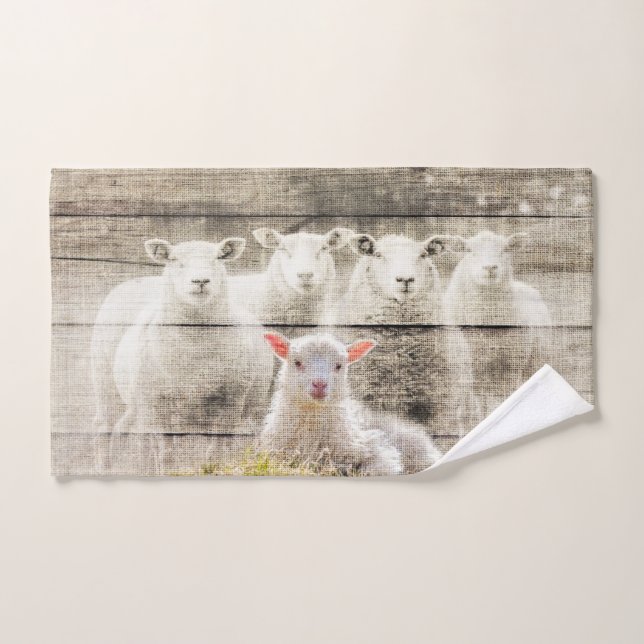 Rustikales Schafspuppel Handtuch (Handtuch)