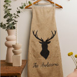 Rustikales Schwarzwild | Kraft | Familienname Schürze<br><div class="desc">Das Rustikale Black Deer on Kraft Design vereint zeitlosen Charme und personalisierte Eleganz! Bringen Sie eine Touch rustikalen Charmes und Familienstolz in Ihre Zuhause oder überraschen Sie mit einem einmaligen Geschenk. Passen Sie Ihr rustikales Schwarzwild an | Kraft | Produkt Familienname heute!</div>