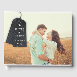 Rustikales Scrapbook Custom Foto Wedding Gästebuch
