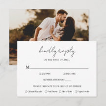 Rustikales Script-Foto Moderne Hochzeit