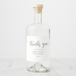 Rustikales Script Weinflaschen-Etikett Alkoholflaschenetikett