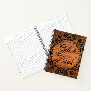 Rustikales Shabby Chic Floral Wedding Brautparty Notizbuch