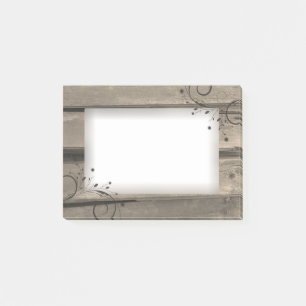 Rustikales Stallholz Post-it®-Notizen Post-it Klebezettel