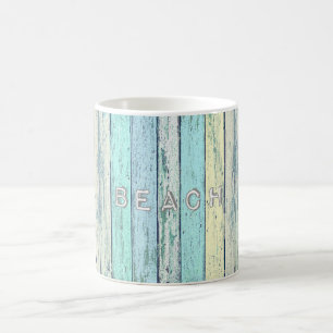 Rustikales Strand-Treibholz Kaffeetasse