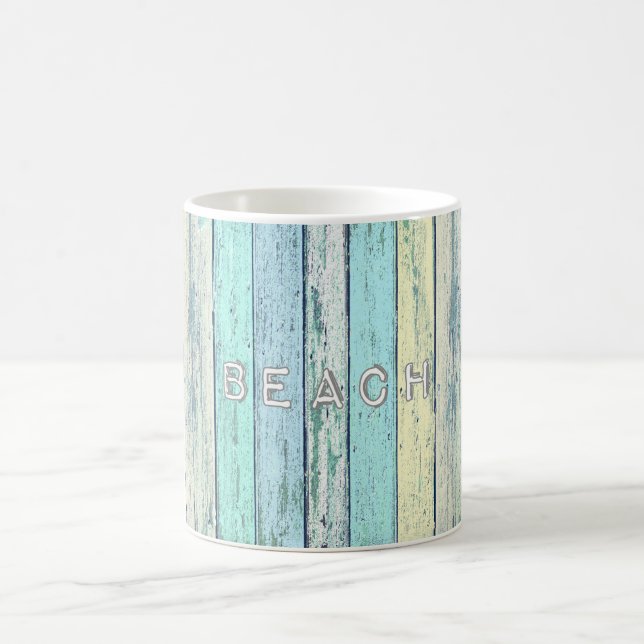 Rustikales Strand-Treibholz Kaffeetasse (Mittel)