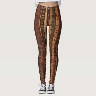 Rustikales Südwest-Streifenmuster (5) Leggings