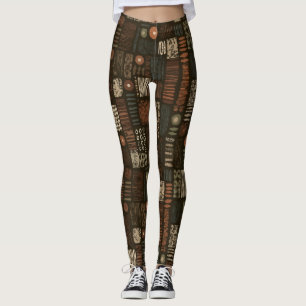 Rustikales Südwest-Streifenmuster (8) Leggings