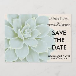 rustikales Sukkulat Save the Date