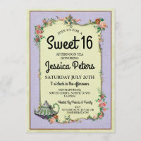 Rustikales Sweet 16 Party Wonderland Teapot Tea Pa