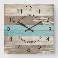 Rustikales Tricolor Driftwood Personalisiert