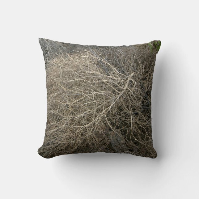 Rustikales Tumbleweed-Wurfs-Kissen Kissen (Vorderseite)