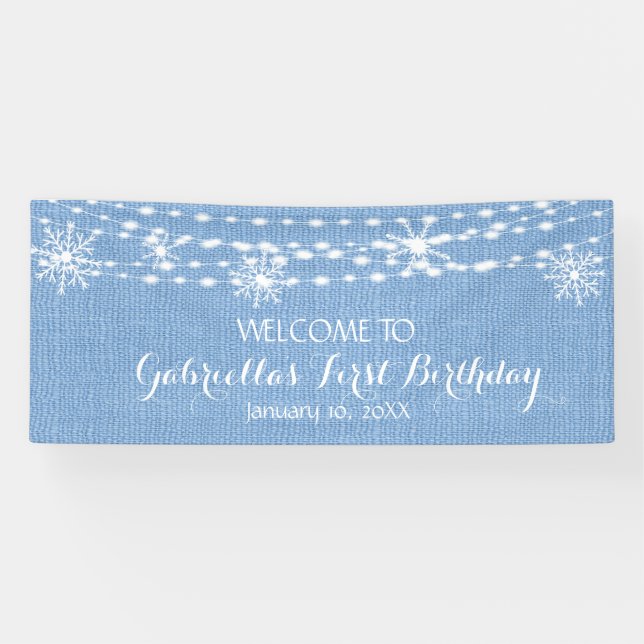 Rustikales und dennoch traumhaftes Winterwunderlan Banner (Horizontal)